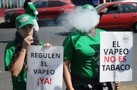 ‘Vapear salva vidas’: Ciudadanos protestan para pedir regulación y no prohibición de vapeadores