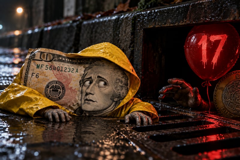 El dólar ‘también flota’ en el mercado: Tipo de cambio regresa a las 17 unidades