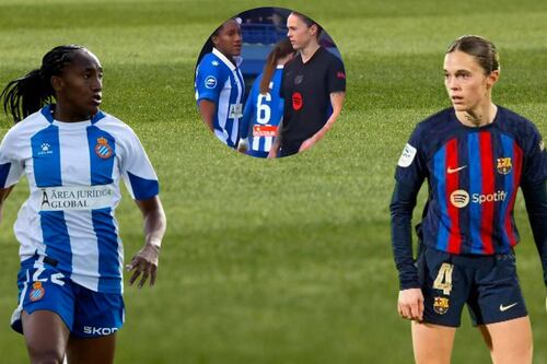 Polémica de Mapi León: Jugadora del Barcelona niega tocamiento a Daniela Caracas del Espanyol