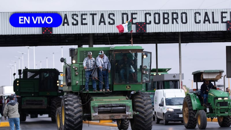 Marcha de transportistas y campesinos EN VIVO