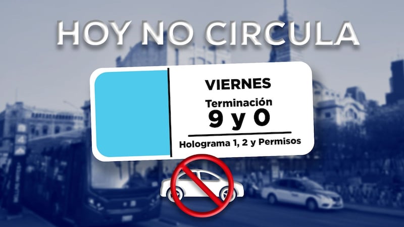 Hoy No Circula: ¿Qué autos no pueden salir mañana viernes 24 de julio?