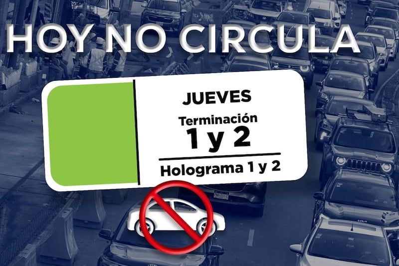 Evita infracciones: ¿Cómo opera el Hoy No Circula para el 23 de abril en CDMX y Edomex?