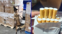 Decomisan 2 millones de cigarros ‘piratas’ en el AICM; llegaron desde Tailandia