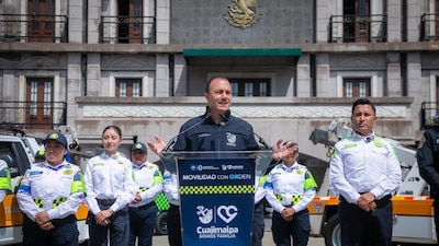 Las “Dianas” recibieron capacitación durante varias semanas para aplicar el reglamento de tránsito en la alcaldía Cuajimalpa.