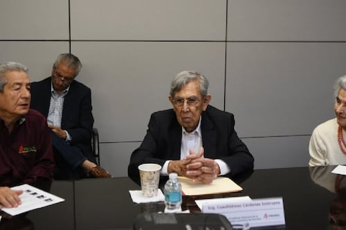 (FOTOS) Así arranca Cuauhtémoc Cárdenas en la nueva Comisión de Petróleo en Pemex