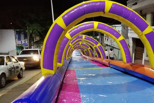 ¿Toboganes en una avenida? Sí, Villahermosa los tendrá para Semana Santa