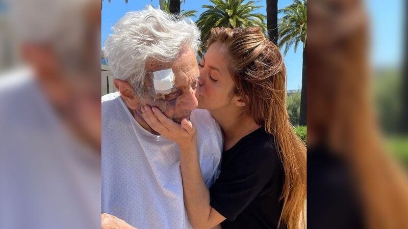 William Mebarak, padre de Shakira, se recupera en casa de la cantante tras grave caída