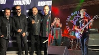 Molotov sube al escenario y golpea a Los Miserables durante un festival en Chile