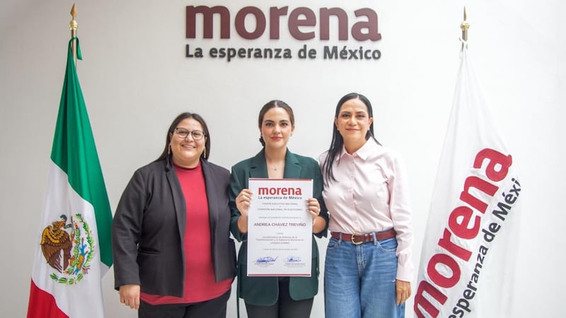 ‘Premio de consolación’ para Andrea Chávez: Morena le da candidatura para alcaldía de Ciudad Juárez