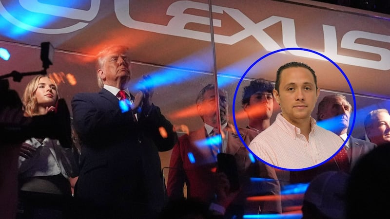 Balconean a titular del SAT QRoo: ¿Quién es Héctor Contreras, quien vio el juego de la NBA cerca de Trump?