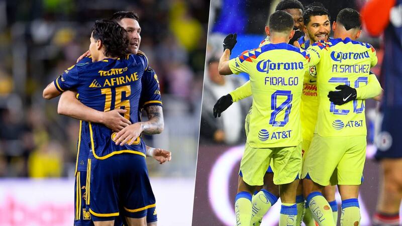 América golea a New England y Tigres no puede contra Columbus en los cuartos de final de Concacaf