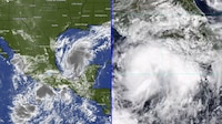 ‘Isaías’ ya es Huracán Categoría 2 y ‘Simon’ se acerca a la 1; ambos acechan a México