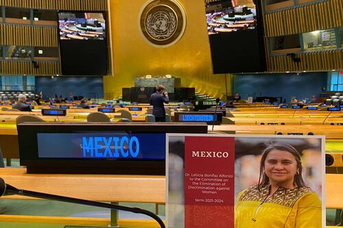 Leticia Bonifaz, mexicana elegida para integrar el Comité de la ONU contra discriminación de género