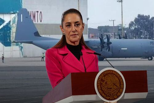 Sheinbaum explica polémica del avión Hércules de EU que aterrizó en Toluca: ‘Tenía permiso desde octubre’