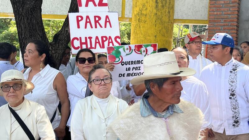 Marcha por la Paz en Chiapas: Pueblos originarios y líderes religiosos denuncian asesinatos y despojo