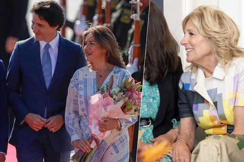 Esto cuestan los vestidos que Jill Biden y Sophie Grégoire llevaron en su visita a México