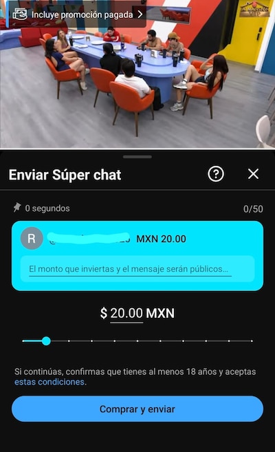 Así emites tu voto en 'La Mansión VIP'. (Foto: Captura)