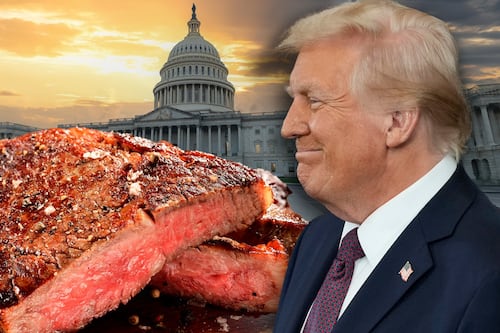 ¿Y tu nieve, Trump? Este fue el menú de su almuerzo inaugural tras jurar como presidente de EU
