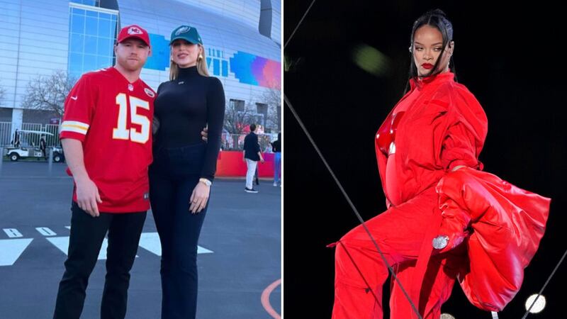 Super Bowl 2023: Así cantaron ‘Canelo’ Álvarez y Fernanda, su esposa, en el show de Rihanna