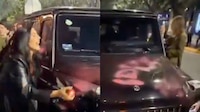 VIDEO: Por presunta infidelidad, mujeres vandalizan camioneta valuada en 4 mdp en Polanco