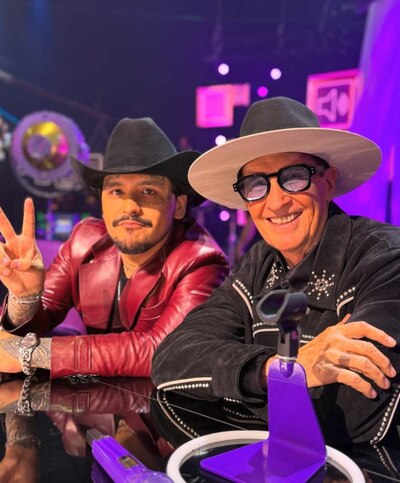 Nodal cantó al lado de Las Leyendas, equipo donde está Emmanuel en 'Juego de voces'. (Foto: Instagram @juegodevocesof)