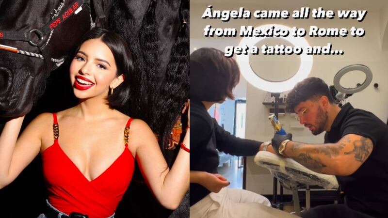 Como el de Belinda: ¿Qué se tatuó Ángela Aguilar, novia de Christian Nodal?