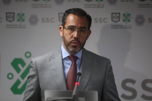 Jesús Orta sale de la Secretaría de Seguridad de CDMX