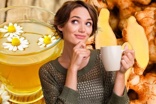 ¿Para qué sirve tomar té de manzanilla con jengibre?
