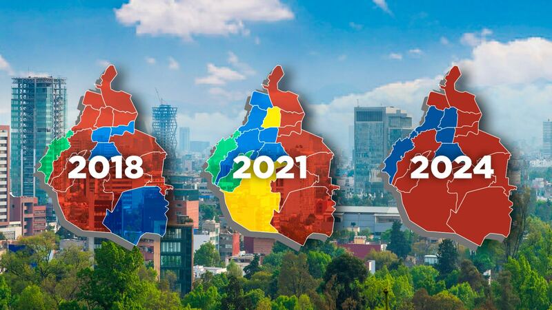 Mapa electoral en CDMX: ¿Cuántas alcaldías recuperó Morena tras la derrota en 2021?