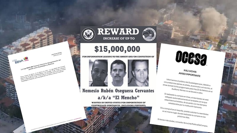 Cancelan eventos masivos en Jalisco: Reprograman conciertos y partidos tras operativo donde murió ‘El Mencho’