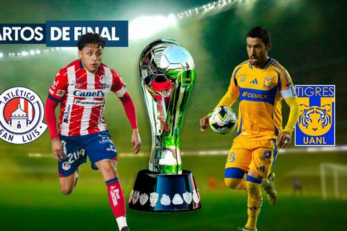 San Luis ‘apaga el rugido’ y golea a Tigres en el partido de ida de cuartos de final de la Liga MX