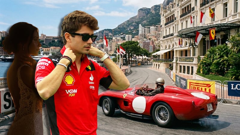 ¡Cavallino Rampante (y casado)! Así es el Ferrari que Leclerc manejó en su boda con Alexandra Saint-Mleux