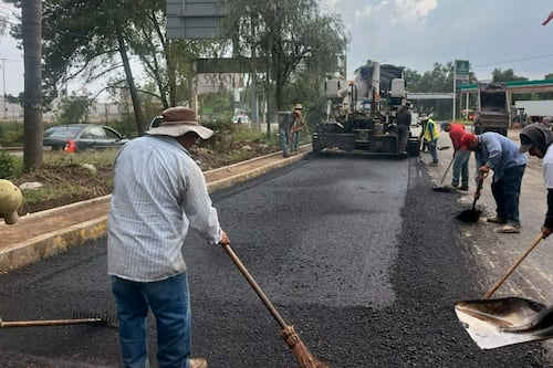 La presidenta Claudia Sheinbaum y la gobernadora Delfina Gómez anuncian reparación de baches en Edoméx