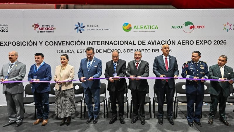 Aero Expo 2026 inicia en Aeropuerto Internacional de Toluca; Edomex confía en la industria aeronáutica