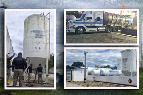 Golpe al huachicol: FGR asegura 149 pipas y más de 82 mil litros de hidrocarburo en Veracruz