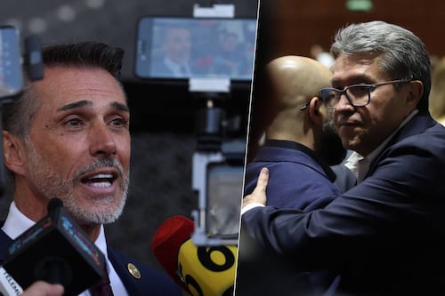 ¿Se va pero se queda? Monreal asegura que Sergio Mayer aún tiene derechos en la bancada de Morena