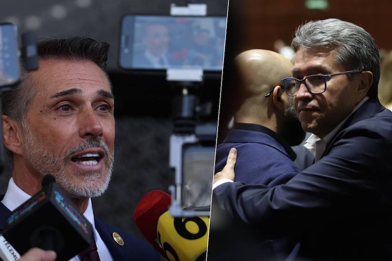¿Se va pero se queda? Monreal asegura que Sergio Mayer aún tiene derechos en la bancada de Morena