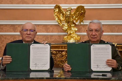 ASF y Sedena firman convenio de colaboración interinstitucional para fortalecer la fiscalización