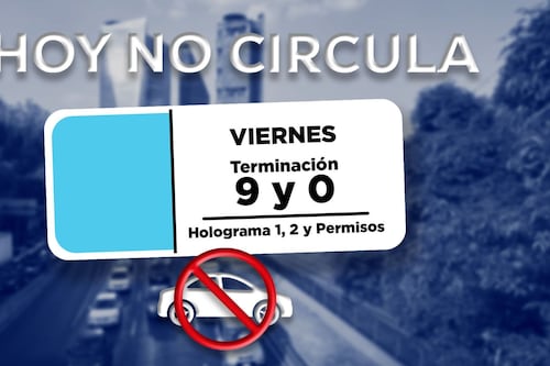 No te destrampes en viernes: Hoy No Circula del 11 de septiembre en CDMX y Edomex