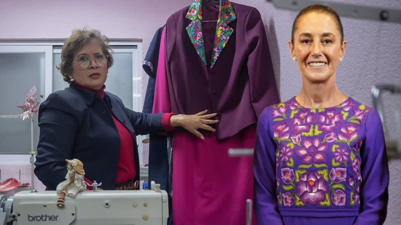 ‘No fui a la universidad, me enseñó la vida’: Ella es Olivia Trujillo, diseñadora de Sheinbaum