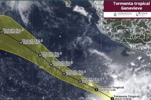 Nace la tormenta tropical ‘Genevieve’: ¿Cuándo se podría intensificar a huracán?