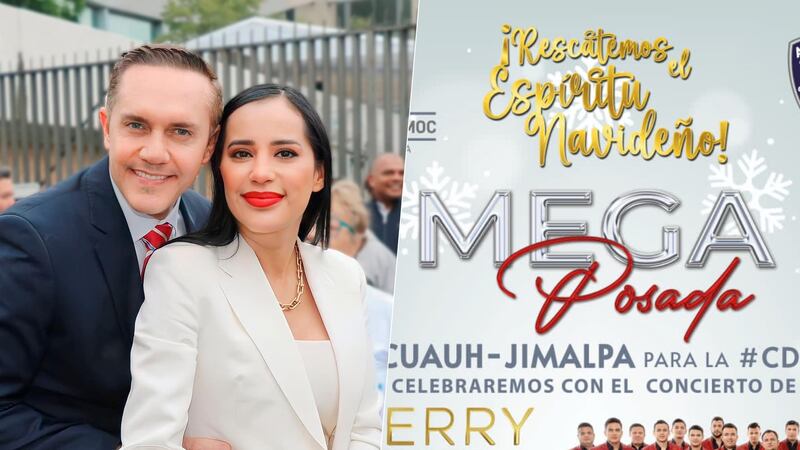 Sandra Cuevas y Adrián Rubalcava armarán la ‘Mega Posada CUAUH-JIMALPA’, con La Arrolladora