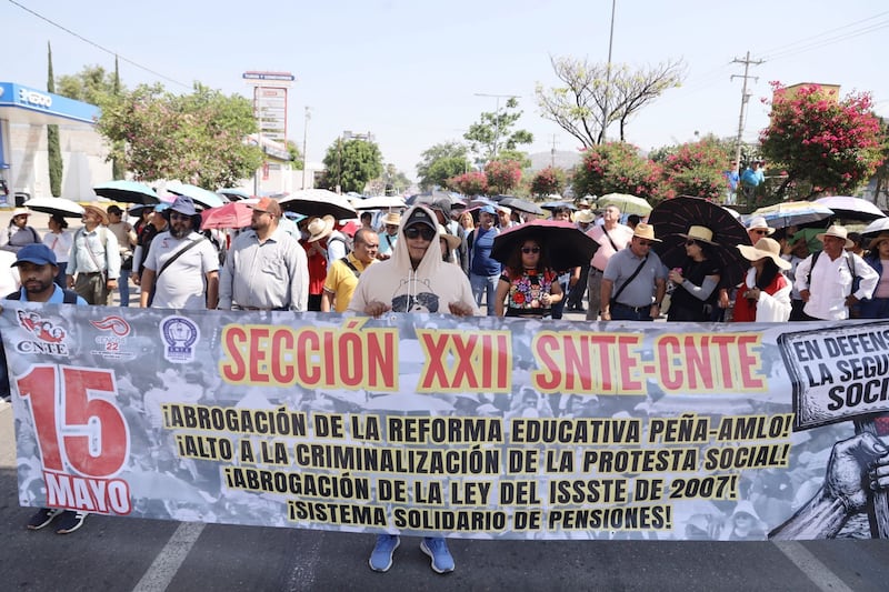 CNTE marcha HOY pese a plantón cerca del Zócalo de CDMX: ¿Qué calles bloqueará este martes?