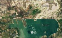 ¡Impactante! La NASA revela fotos del antes y después de la sequía en presa de Nuevo León