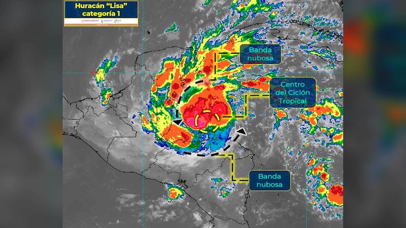 Huracán ‘Lisa’ sube a categoría 1 y va hacia Quintana Roo; sigue su trayectoria en vivo aquí