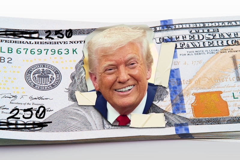 ¿Traerá abundancia? EU presiona para imprimir nuevo billete de 250 dólares con la cara de Trump