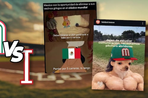 Eliminan a México, pero a los memes no: Los mejores del juego vs. Italia en el Clásico Mundial de Béisbol