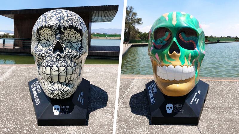 ¡De lujo! 'Mexicráneos' invaden el Parque Bicentenario de la CDMX