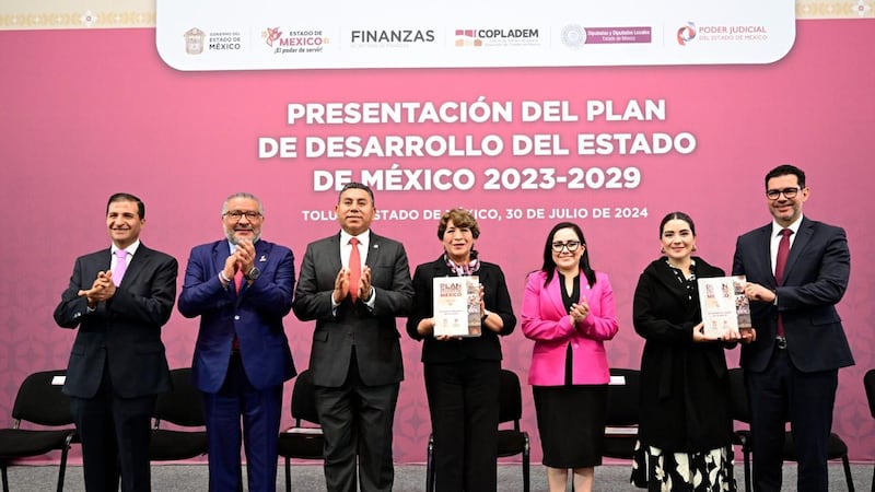 Gobernadora Delfina Gómez Álvarez presenta el Plan de Desarrollo del Edomex