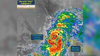 Huracán ‘Kay’ sube a categoría 2; causará lluvias torrenciales en Baja California Sur